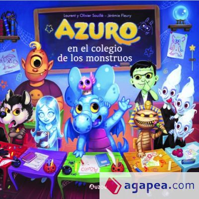 Azuro en el colegio de los monstruos