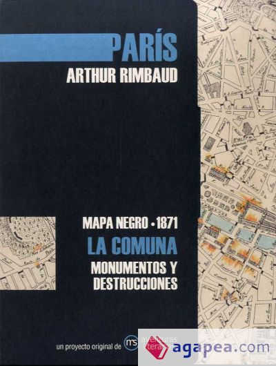 París. La Comuna: Mapa negro 1871