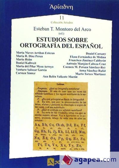 Estudios sobre ortografía del español Estudios sobre ortografía del español