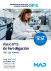 Ayudante de Investigaci&oacute;n. Test Materias Comunes. Organismos P&uacute;blicos de Investigaci&oacute;n (OPIS)
