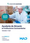 Ayudantes de Almacén en Instituciones Sociosanitarias. Temario y test