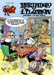 Portada de ¡Miseria, la bacteria! (Magos del Humor Mortadelo y Filemón)