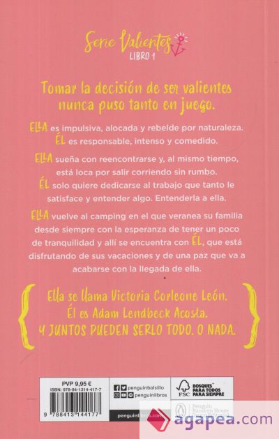 Ella, yo y la gran idea de ser valientes (Valientes) - Cherry Chic -5% en  libros