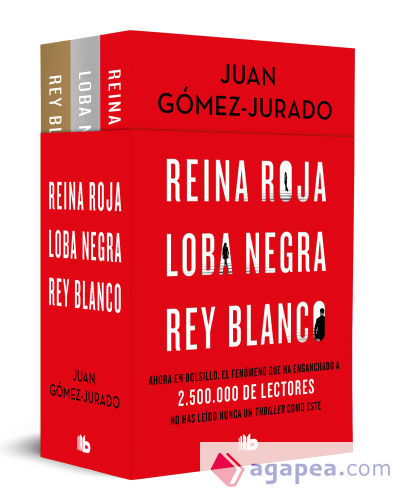 Trilogía Reina roja (Pack con: Reina roja | Loba negra | Rey blanco)