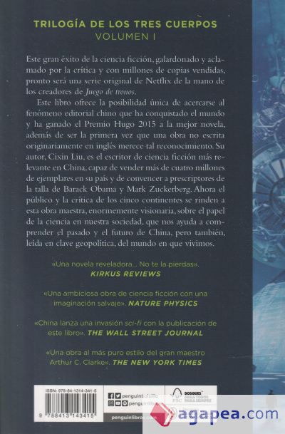 Conoces la Novela “El Problema de los Tres Cuerpos”?