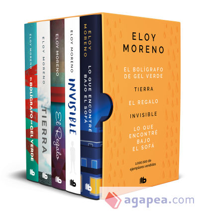 Eloy Moreno (Estuche con: El bolígrafo de gel verde | Tierra | El regalo | Invisible | Lo que encontraré bajo el sofá)