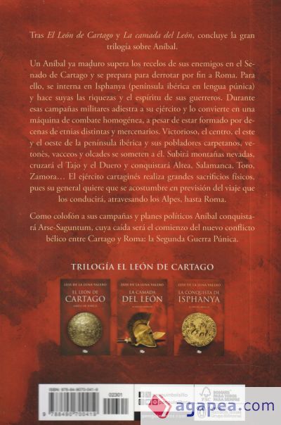 La conquista de Isphanya (Trilogía El León de Cartago 3)