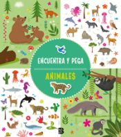 Portada de ENCUENTRA Y PEGA ANIMALES