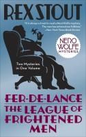 Portada de Fer-de-Lance & the League of Frightened Men