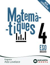 Portada de Ada Lovelace 4 ESO. Dossier. Matemàtiques