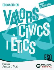Portada de Amparo Poch. Educació en valors cívics i ètics. ESO
