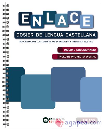 Enlace. Dosier de Lengua castellana. Bachillerato 2024