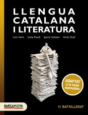 Portada de Llengua catalana i Literatura 1r Batxillerat. Llibre de l'alumne