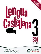 Portada de María de Zayas 3 ESO. Dosier. Lengua castellana