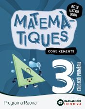 Portada de Raona 3. Matemàtiques. Coneixements