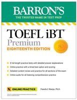 Portada de TOEFL IBT Premium with 8 Online Practice Tests + Online Audio, Eighteenth Edition