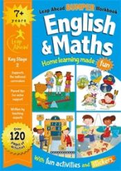 Portada de Leap Ahead Bumper Workbook: 7+ Years English & Maths