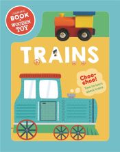 Portada de Trains. Book & Wooden Vehicle