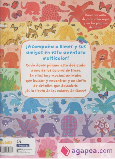 Busca y encuentra los colores de Elmer (Elmer. Pequeñas manitas)