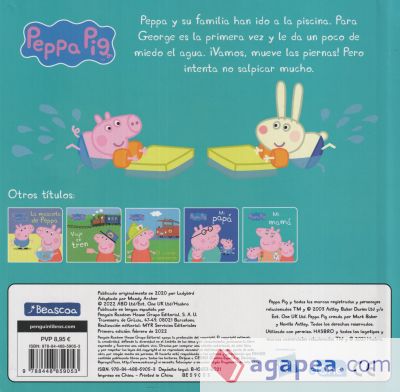 Peppa Pig va a la piscina (Peppa Pig. Pequeñas manitas)