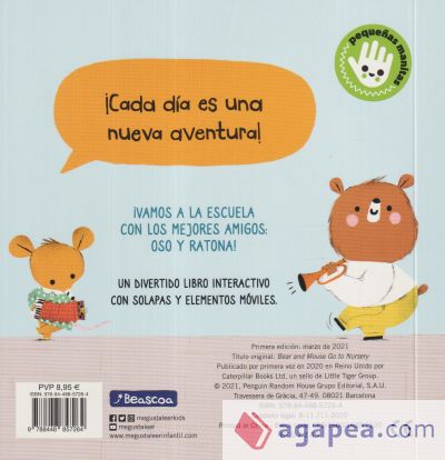 Vamos a la escuela (Oso y Ratona. Pequeña manitas)