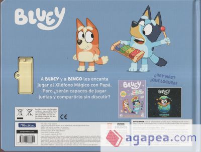 Bluey. Libro con sonidos - El Xilófono Mágico