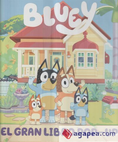 Bluey. Libro de cart&oacute;n con solapas - El gran libro Pop-up de Bluey