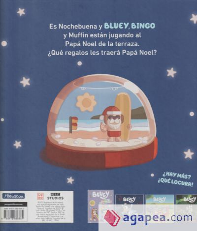 Bluey. Un cuento - Nochebuena con el Papa Noel de la terraza (edición en español)