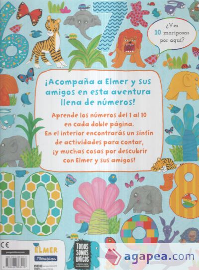 Busca y encuentra los números de Elmer