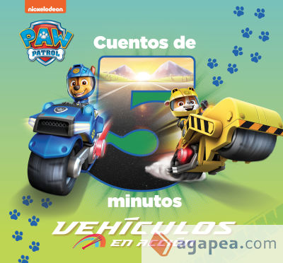 Cuentos de 5 minutos. Vehículos en acción (Paw Patrol | Patrulla Canina)