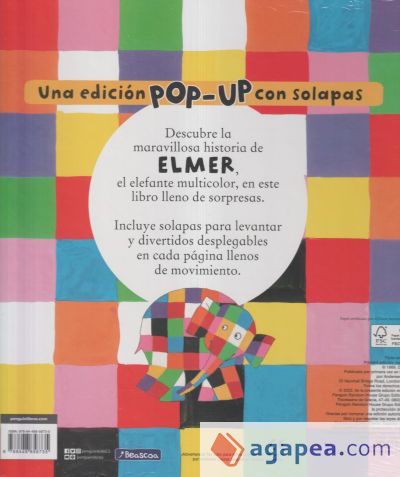 Elmer. Una edición pop-up con solapas