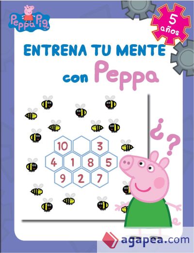 Entrena tu mente con Peppa. 5 años (Peppa Pig. Cuaderno de actividades)
