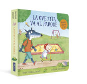 Portada de La ovejita va al parque (La ovejita que vino a cenar. Libro de cartón)