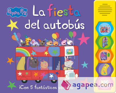 Peppa Pig. Libro con sonidos - La fiesta del autobús