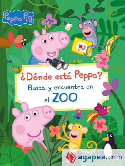 Peppa Pig. Libro juguete - ¿Dónde está Peppa? Busca y encuentra en el zoo