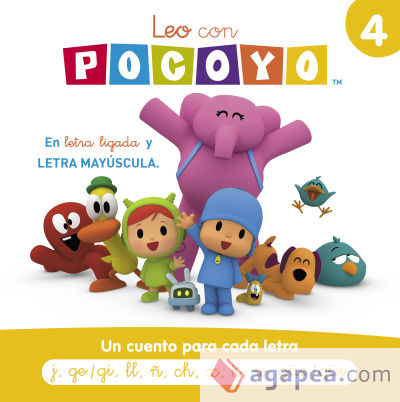 Pocoyo. lectoescritura 4 - un cuento para cada letra j, ge/gi, ll