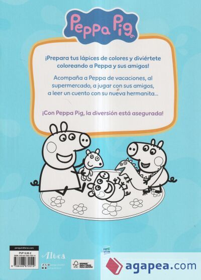 S&uacute;per mega libro de colorear (Peppa Pig. Actividades)