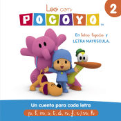 Portada de Un cuento para cada letra: p, l, m, s, t, d, n, f, r/rr, h (Leo con Pocoyó 2)