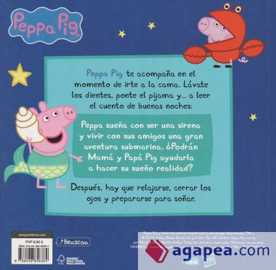 PEPPA LA SIRENA (PEPPA PIG. UN CUENTO Y A DORMIR) - HASBRO; EONE -  9788448858384