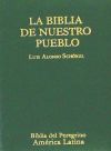 BIBLIA NUESTRO PUEBLO BOLS. CUERO VERDE