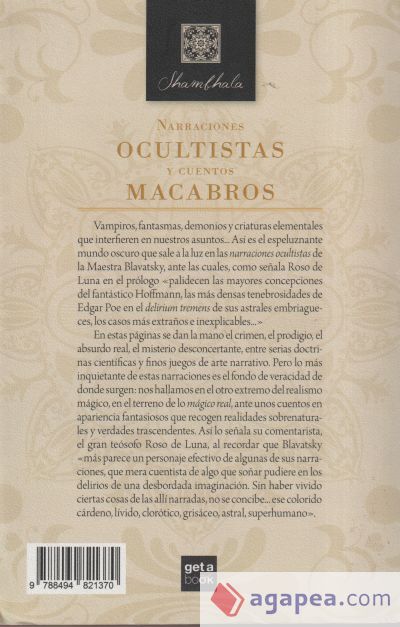 NARRACIONES OCULTISTAS Y CUENTOS MACABROS NARRACIONES OCULTISTAS Y CUENTOS MACABROS