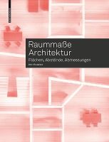 Portada de Raummaße Architektur: Flächen, Abstände, Abmessungen
