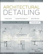 Portada de Architectural Detailing: Function, Constructibility, Aesthetics