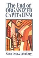 Portada de The End of Organised Capitalism