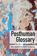 Portada de Posthuman Glossary