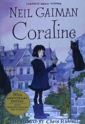 Portada de Coraline. Neil Gaiman