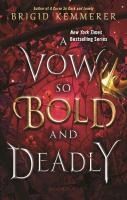 Portada de A Vow So Bold and Deadly