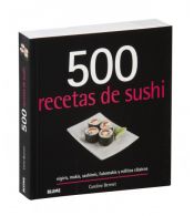 Portada de 500 recetas de sushi (2024)