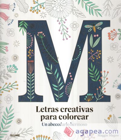 Letras creativas para colorear