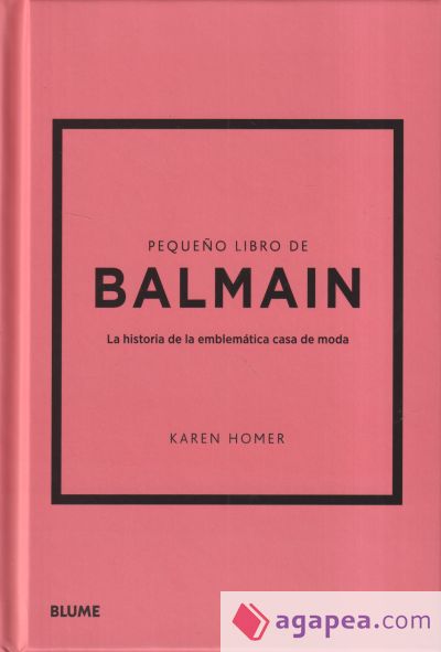 Pequeño libro de Balmain